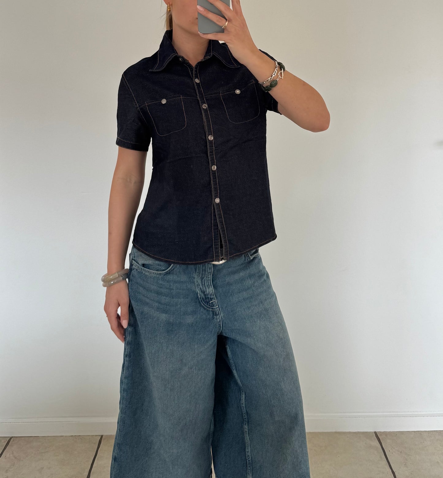 Denim skjorte