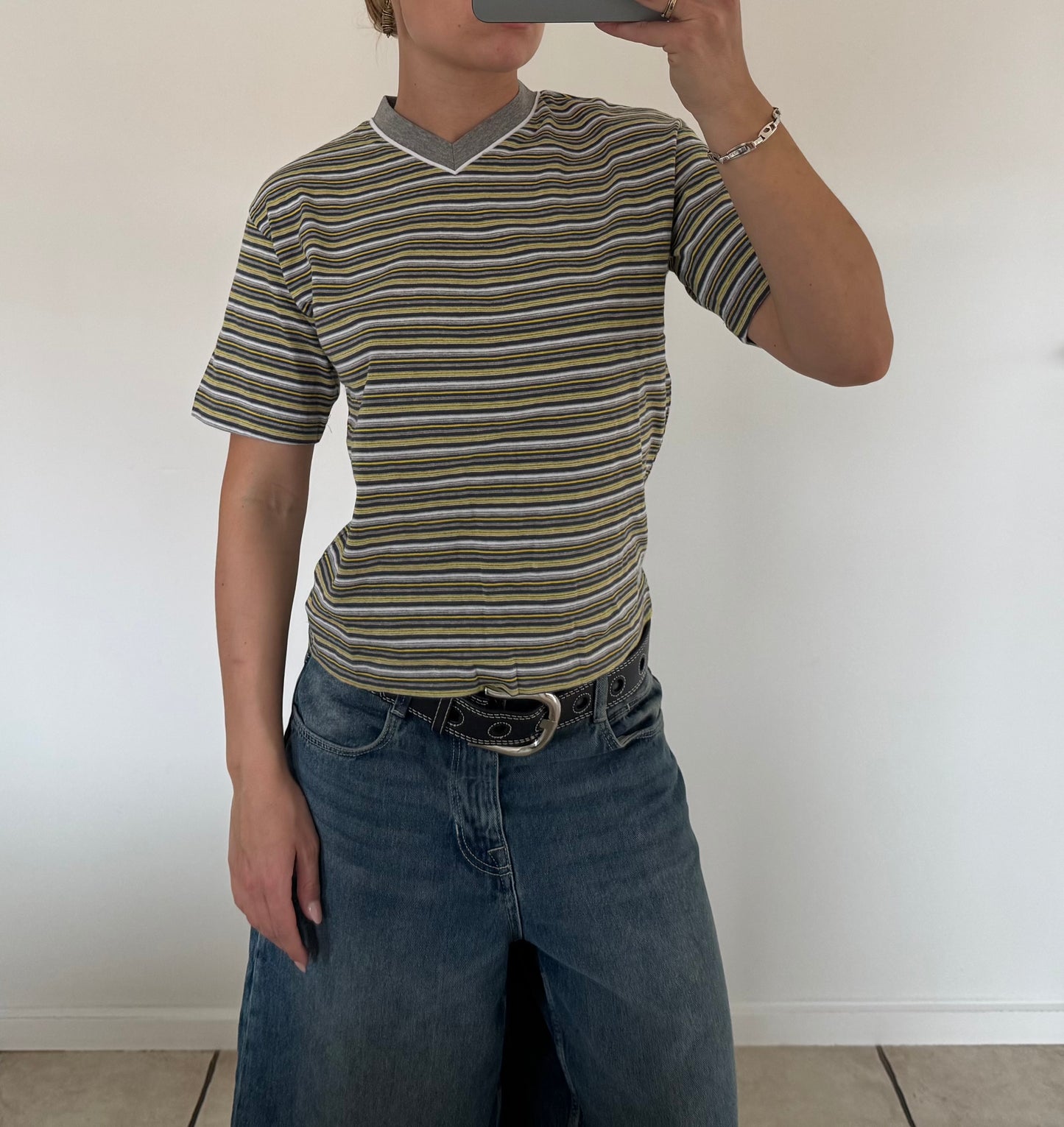 Stribet t-shirt