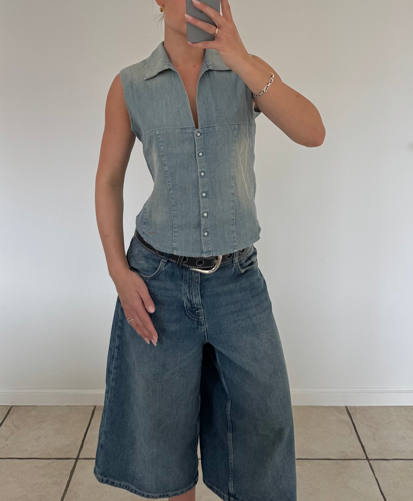 Denimskjorte