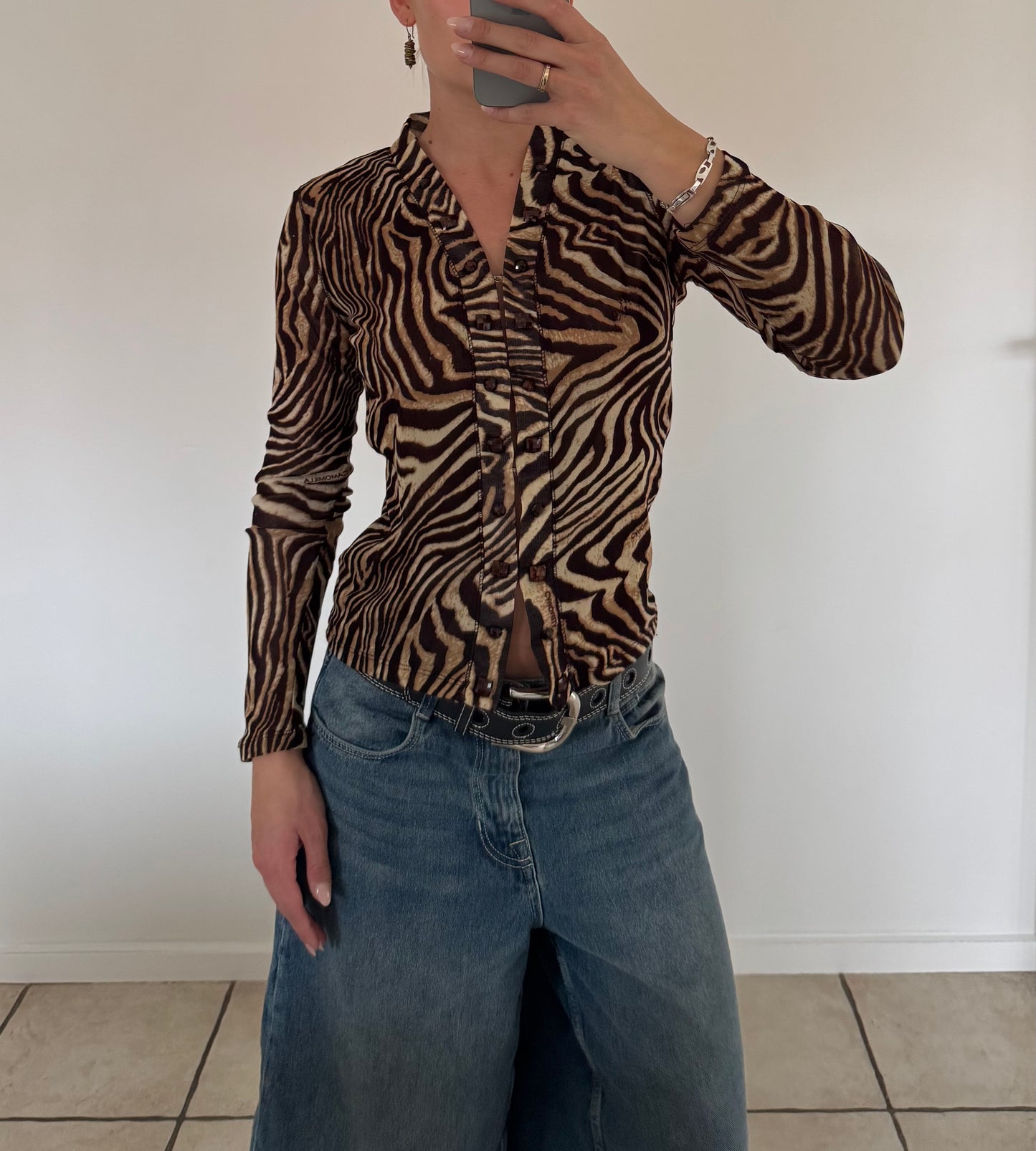 Mesh bluse