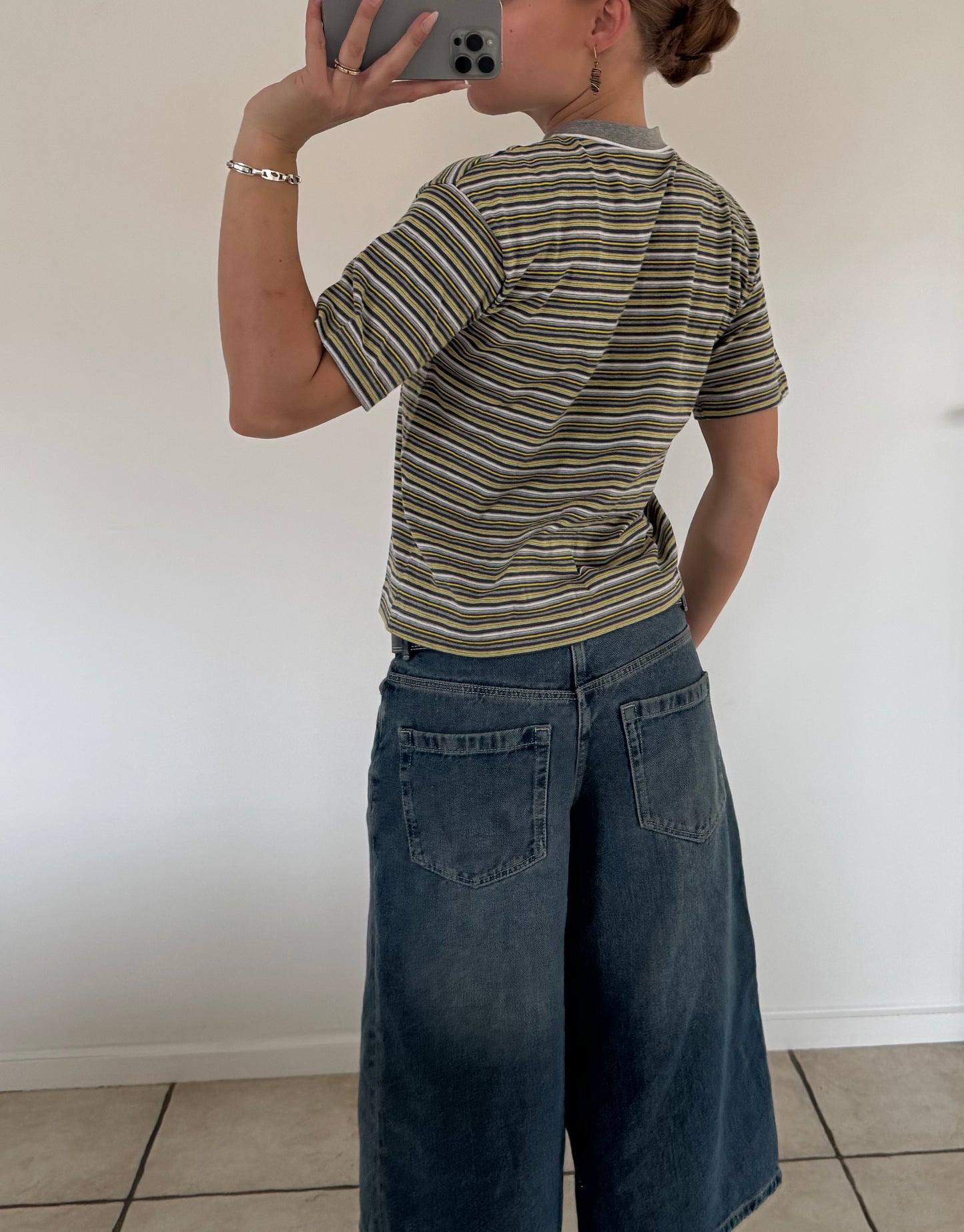 Stribet t-shirt