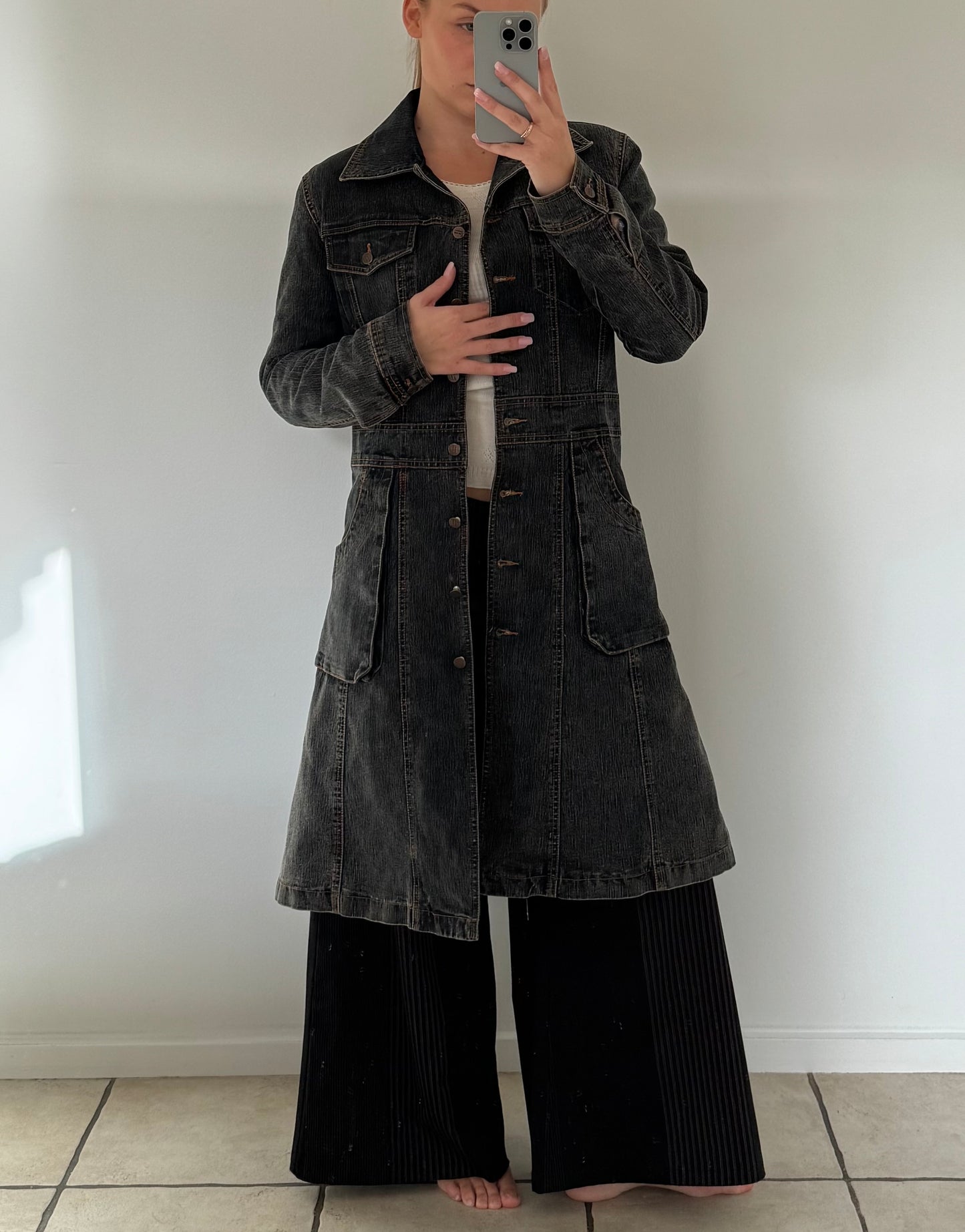 Denimfrakke