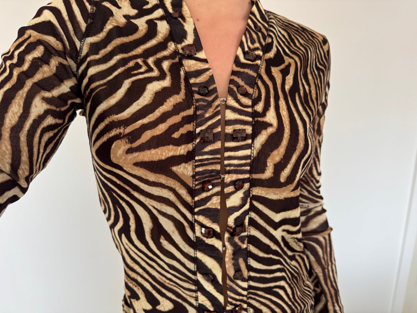Mesh bluse