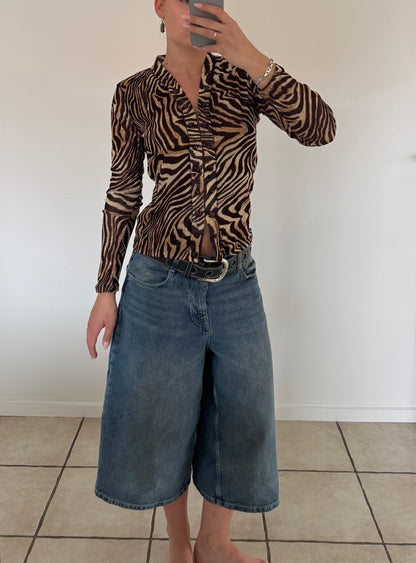 Mesh bluse