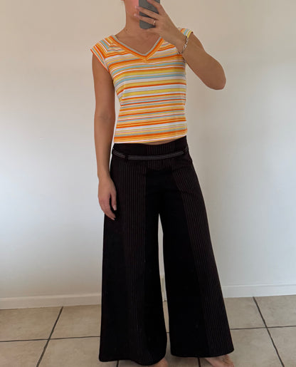 Stribet top