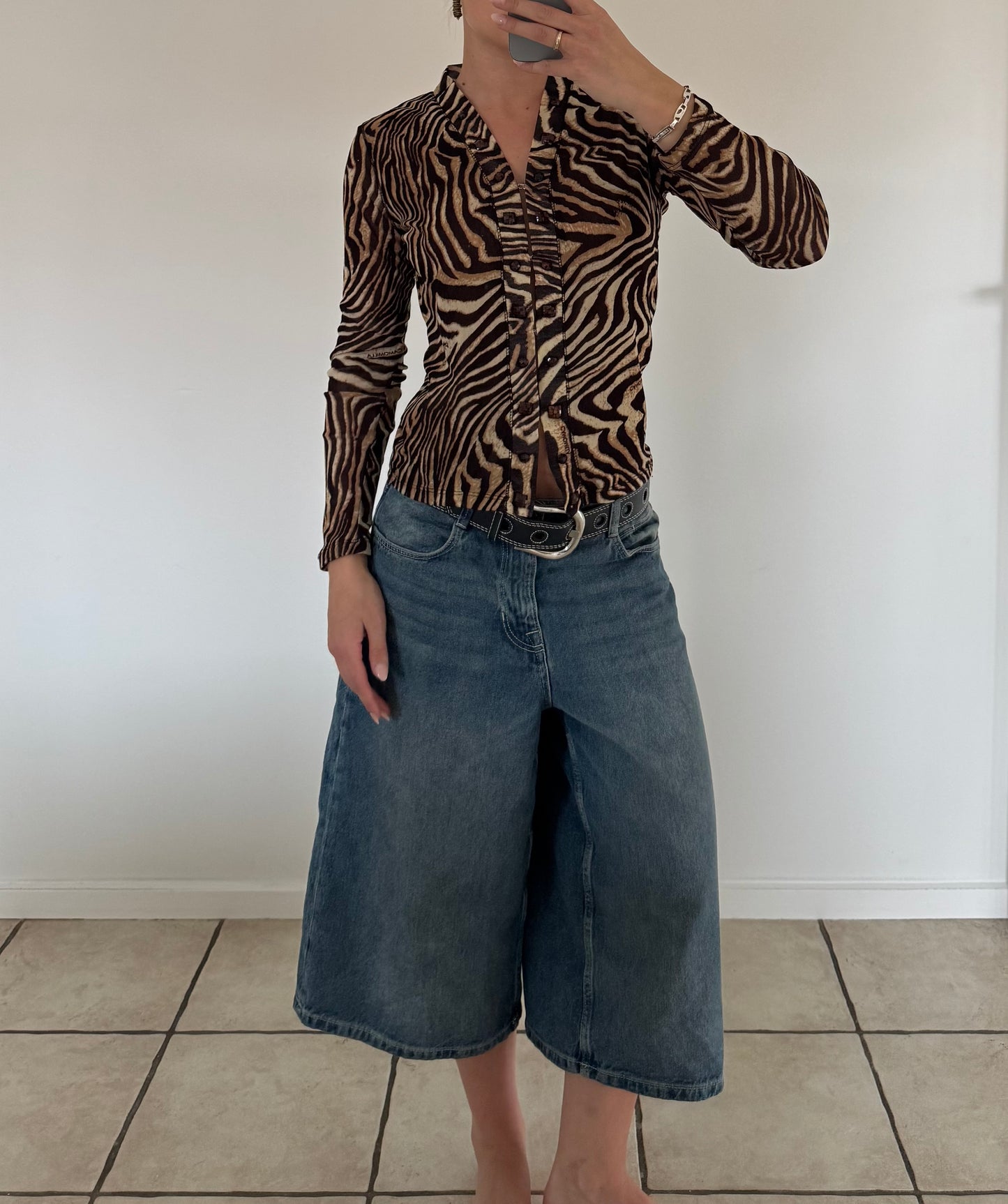 Mesh bluse